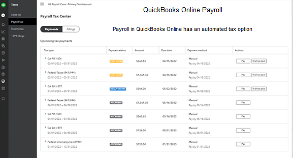 QuickBooks Online Payroll