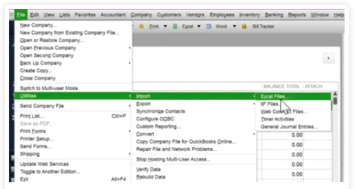 Export MS Excel Files