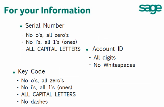 Serial Number and Activation Key