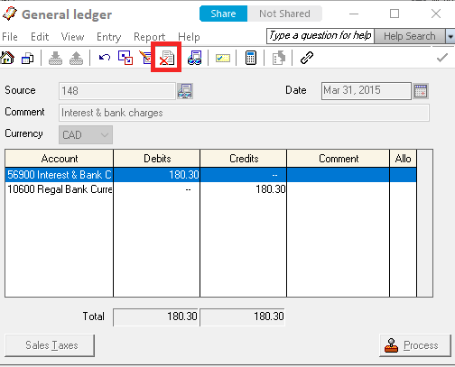 General ledger