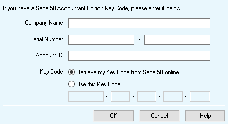 Sage 50 2021 Version with a Serial Number