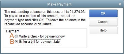 Pay Now or Enter a Bill