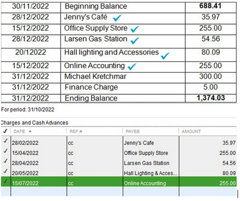 Trace From QuickBooks